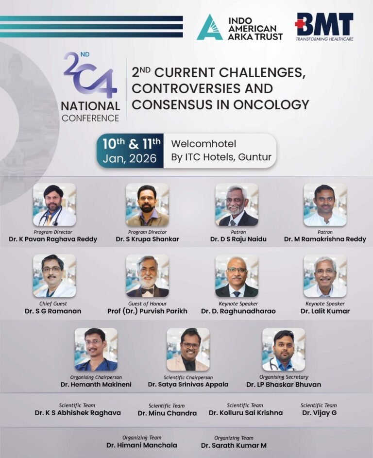 2nd National Oncology Conference 2026 | Arka Hospital Guntur