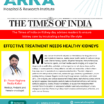 Dr. Pavan Raghava Reddy of Arka Hospital, featured in The Times of India, explains how maintaining kidney health through a healthy lifestyle plays a vital role in improving cancer treatment outcomes.